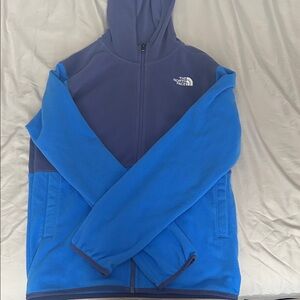 The North Face Blue and Dark Purple Jacket